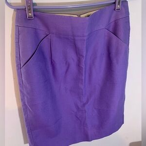 Purple pencil skirt j crew